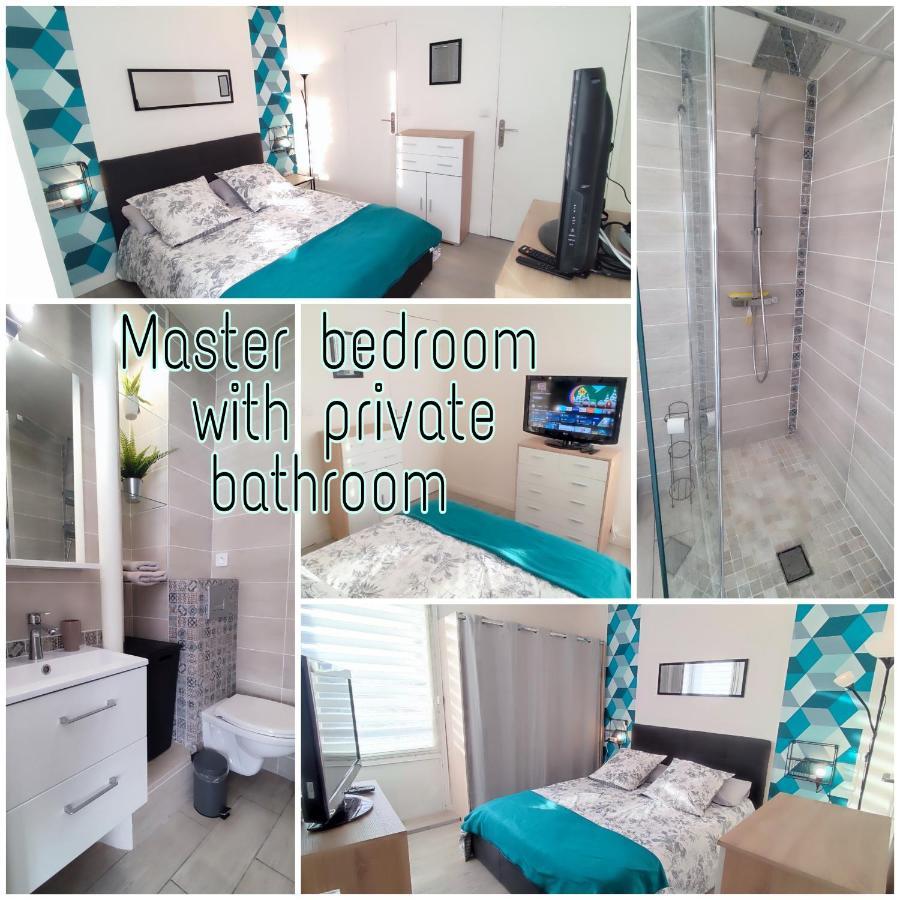T4 Massy Tgv By Beds4Wanderlust - 80M2 Avec Terrasse Et Bureau - Proche Coulee Verte - Ideal Pro Ou Famille Eksteriør bilde